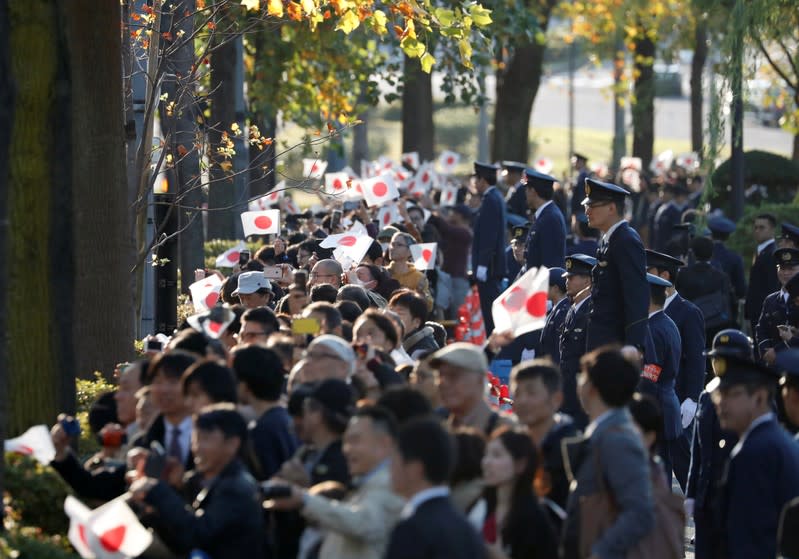 Royal parade to mark the enthronement of Japanese Emperor Naruhito in Tokyo