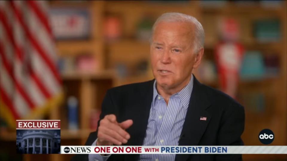 In an interview last week with ABC News, President Biden appeared to utter the word “goodest” — though the White House disputes this. ABC