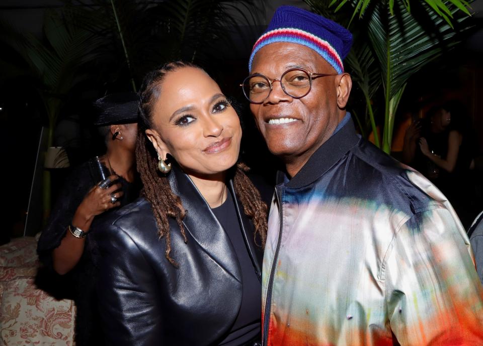 Samuel L. Jackson, right, is one of the many big names who supported Ava DuVernay and "Origin" this awards season.