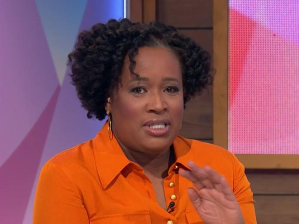 Charlene White hizo un tributo a Jamal Edwards en ‘Loose Women’ (ITV)