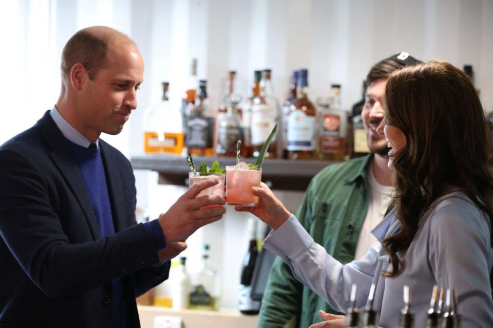 <p>The royal couple made cocktails during the next stop on their visit to Northern Ireland.</p>