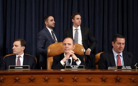 Adam Schiff will lead this week's hearings - Credit: Drew Angerer/Getty