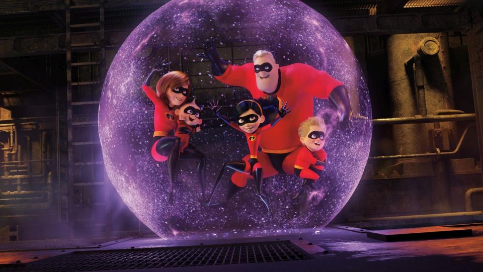 "Die Unglaublichen 2" (2018): Die Fortsetzung des Animationsabenteuers um eine Familie von Superhelden toppte den ersten Teil um Längen und ist mit einem Einspielergebnis von 1,24 Mrd. Dollar der dritterfolgreichste Animationsfilm aller Zeiten. (Bild: 2018 Disney-Pixar)