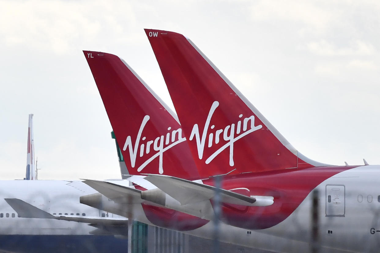 Several investors are circling Virgin Atlantic as the airline attempts to secure emergency finance. Credit: BEN STANSALL/AFP via Getty Images