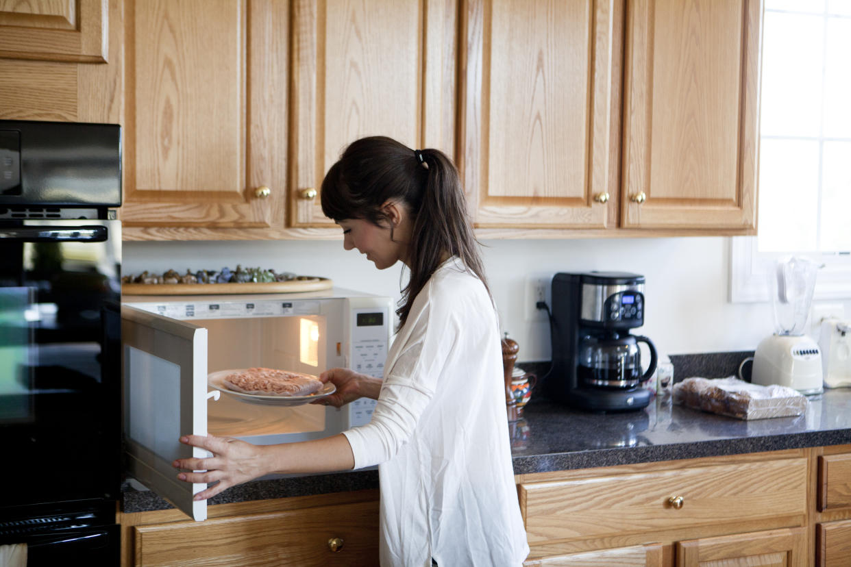 Is defrosting in the microwave bad for your health? [Photo: Getty]