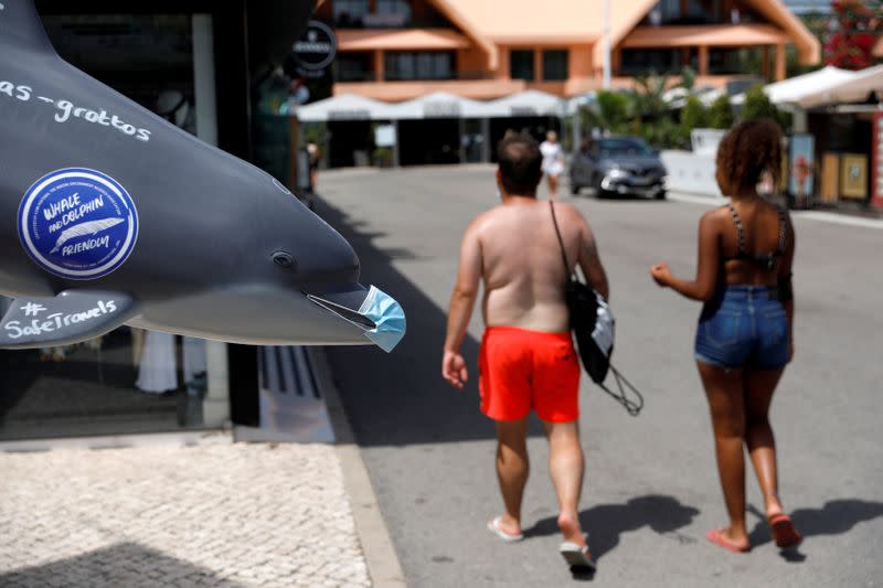 FILE PHOTO: Tourism during COVID-19 in Algarve region