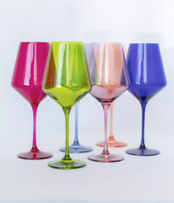 <p><a href="https://go.redirectingat.com?id=74968X1596630&url=https%3A%2F%2Fwww.anthropologie.com%2Fanthroliving%2Fshop%2Festelle-colored-glass-mixed-stemware-set&sref=https%3A%2F%2Fwww.countryliving.com%2Fshopping%2Fgifts%2Fg1441%2Fmothers-day-gift-guide%2F" rel="nofollow noopener" target="_blank" data-ylk="slk:Shop Now;elm:context_link;itc:0;sec:content-canvas" class="link ">Shop Now</a></p><p>Estelle Colored Glass Mixed Stemware Set</p><p>anthropologie.com</p><p>$185.00</p>