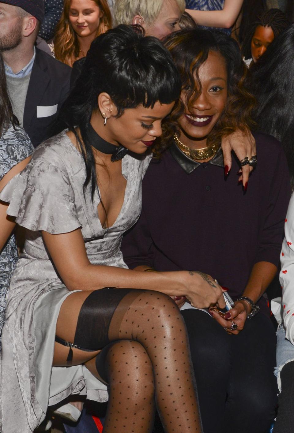 Rihanna and Melissa Forde