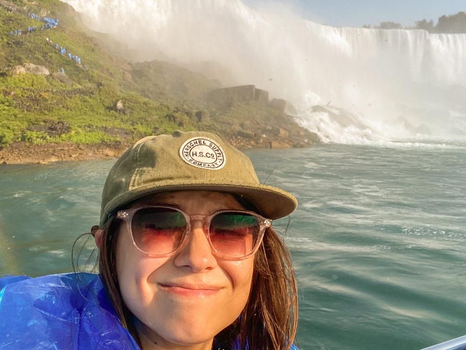 The author on Maid of the Mist