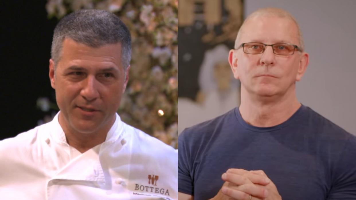  Michael Chiarello in Top Chef Masters finale and Robert Irvine in Restaurant Rivals. 