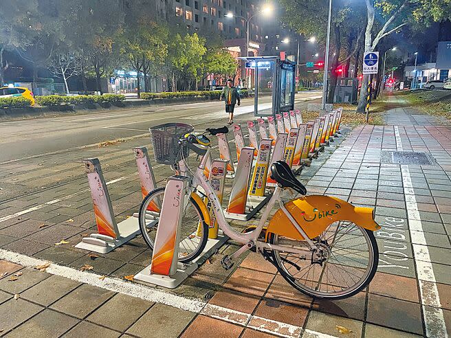 桃園市2月起投入電輔車營運，台北市則最慢將於11月引進1000輛電輔車，費用比照桃園，前2小時內每30分鐘20元，超過2小時每30分鐘40元。（劉彥宜攝）