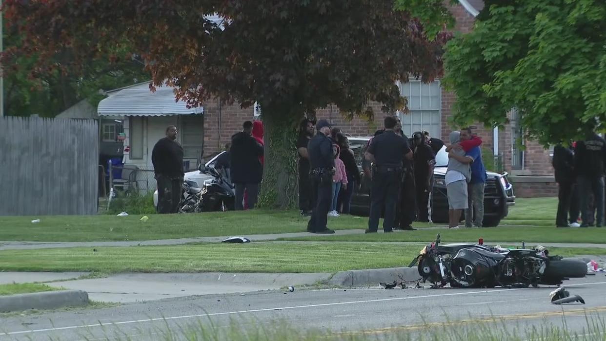 <div>The operator of motorcycle died after a car collided with him Wednesday night, police said.</div>
