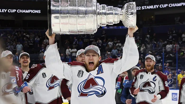 Nathan MacKinnon and the Colorado Avalanche won the Stanley Cup in 2022.