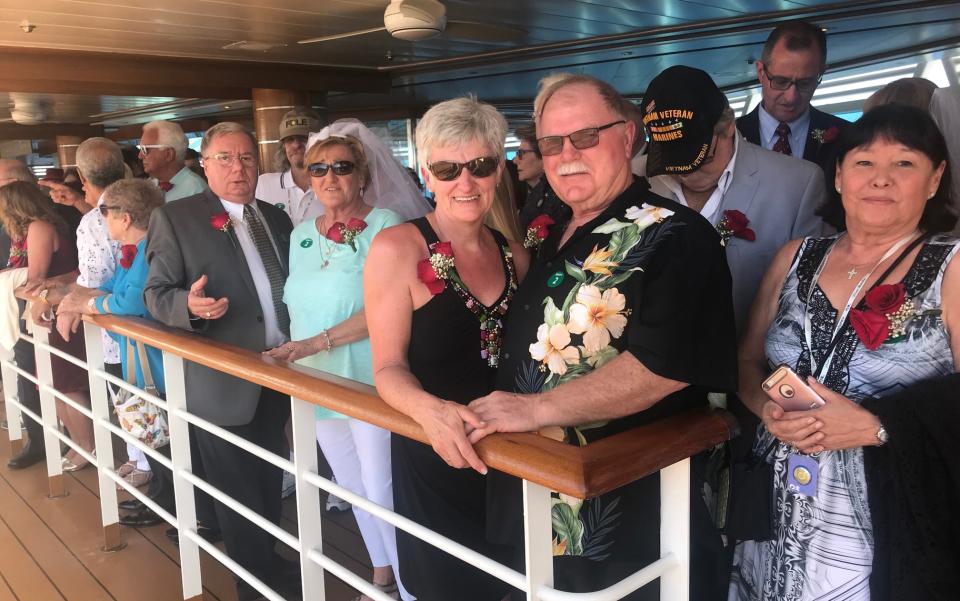 Princess Cruises' record-breaking vow renewal ceremony