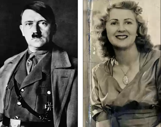 Adolfo Hitler y Eva Braun. Foto: Vulcan post