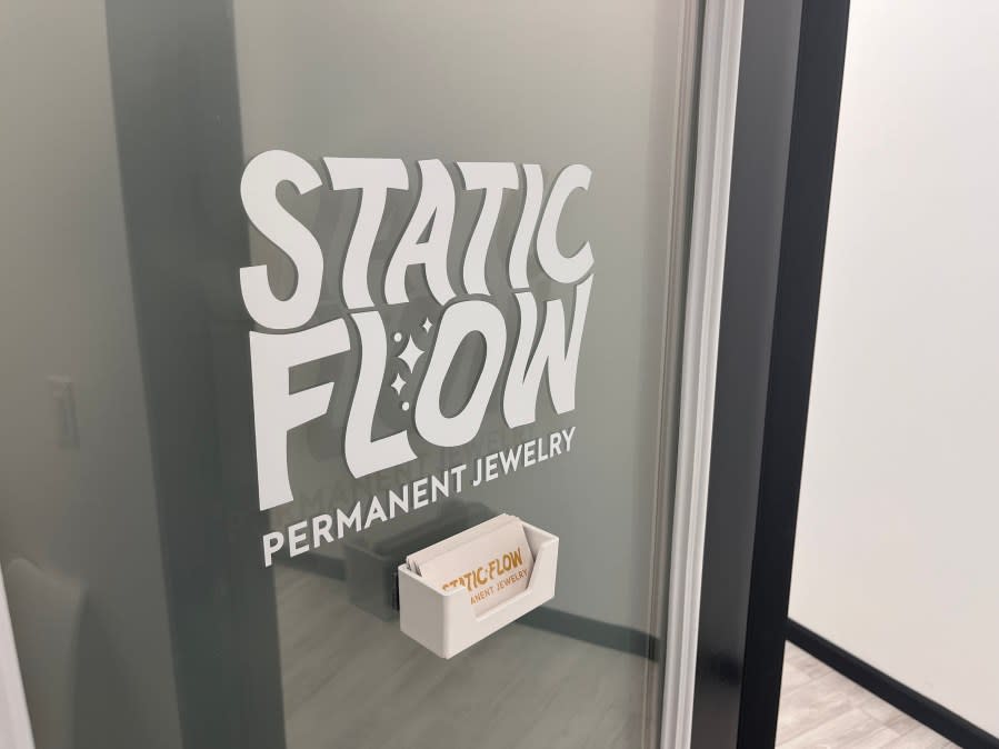 Static Flow, a permanent jewelry business located inside Charity Christine Suites.