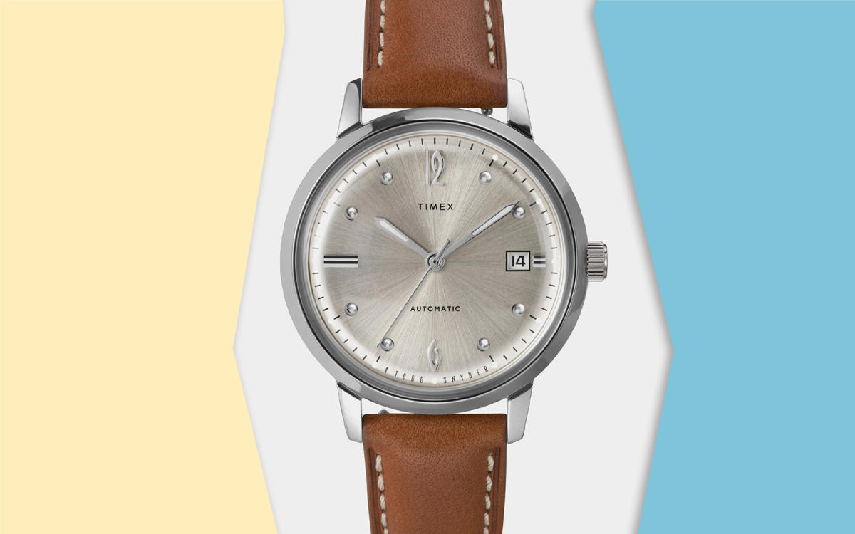 The New Timex x Todd Snyder Marlin Date Watch Is Giving Us