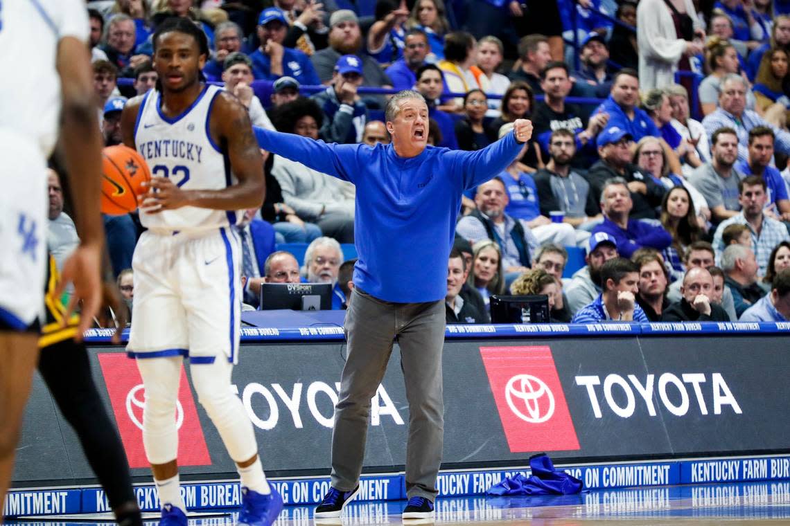 Coach John Calipari’s Kentucky squad completed the exhibition portion of its schedule with victories over Missouri Western State and Kentucky State.