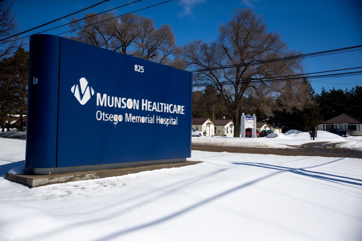 Munson Healthcare Otsego Memorial Hospital stands Tuesday, March 15, 2022, located at 825 N. Center Ave. in Gaylord.