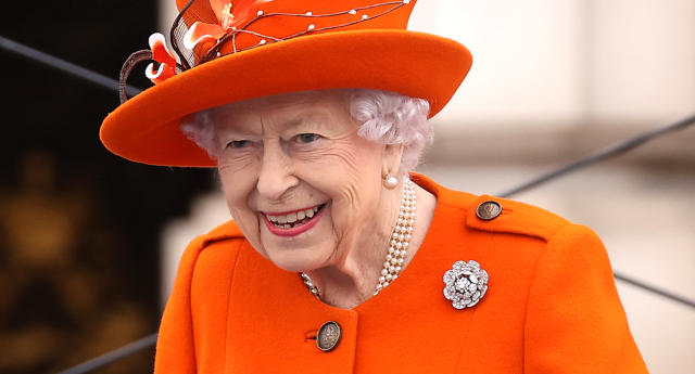 The Queen's bold birthday handbag is the ultimate celebration of