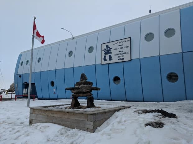 The Inuksuk High School, which teaches kids in Grades 9 to 12. (Kyle Muzyka/CBC - image credit)