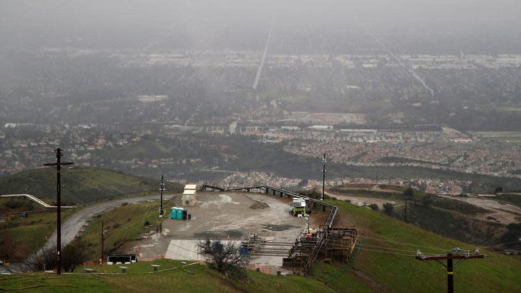 Five years after the largest methane leak in U.S. history, the future of the Aliso Canyon underground natural gas storage facility is still under debate. <span class="copyright">(Associated Press)</span>