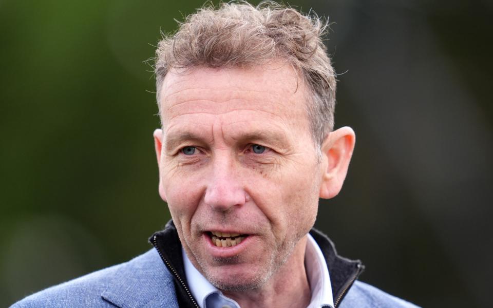 Former England captain Mike Atherton before the fifth one day international match at the Seat Unique Stadium, Bristol.