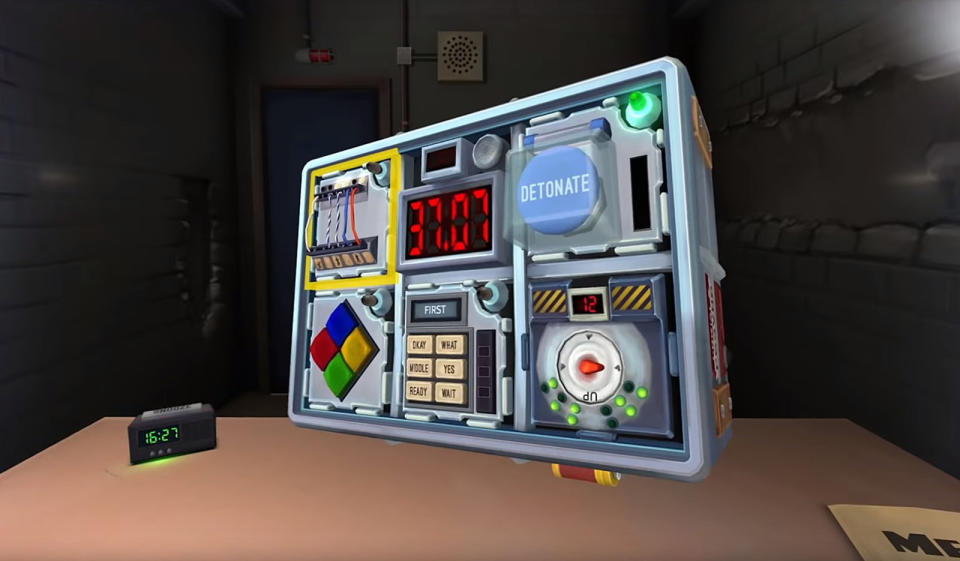 Keep Talking and Nobody Explodes is a clever application of VR, as only one