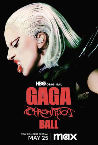<p>HBO</p> 'Gaga Chromatica Ball' Film Poster