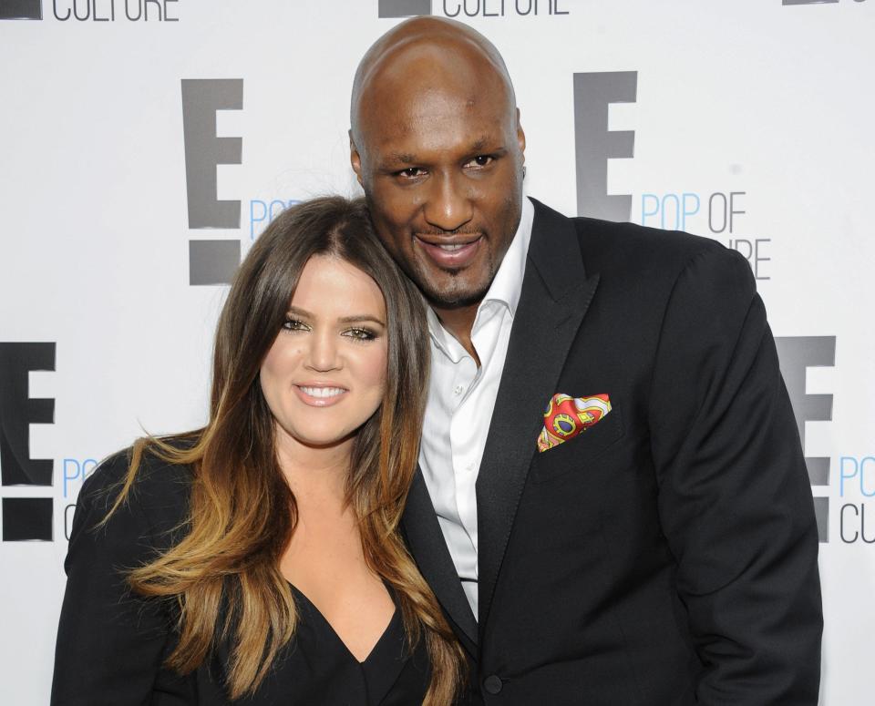 Lamar Odom, pictured here in 2012 with ex-wife Khloe Kardashian