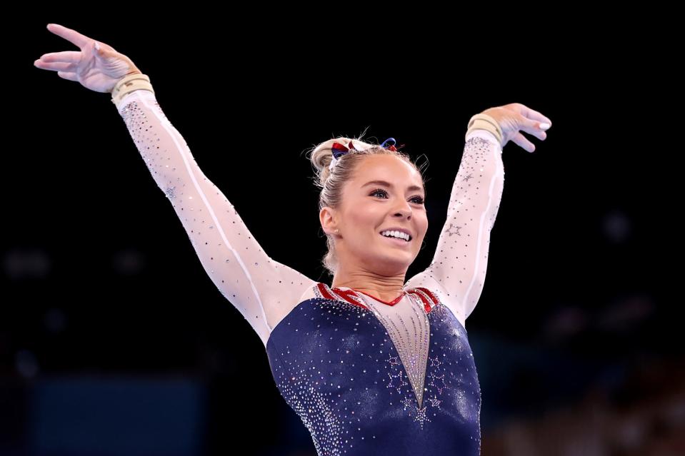 <p>Biography: 22 years old</p> <p>Event: Women's vault (gymnastics) </p> <p>Quote: "Kind of crazy. I was actually gonna get on a plane to go home. I wasn't expecting any of this to happen."</p>