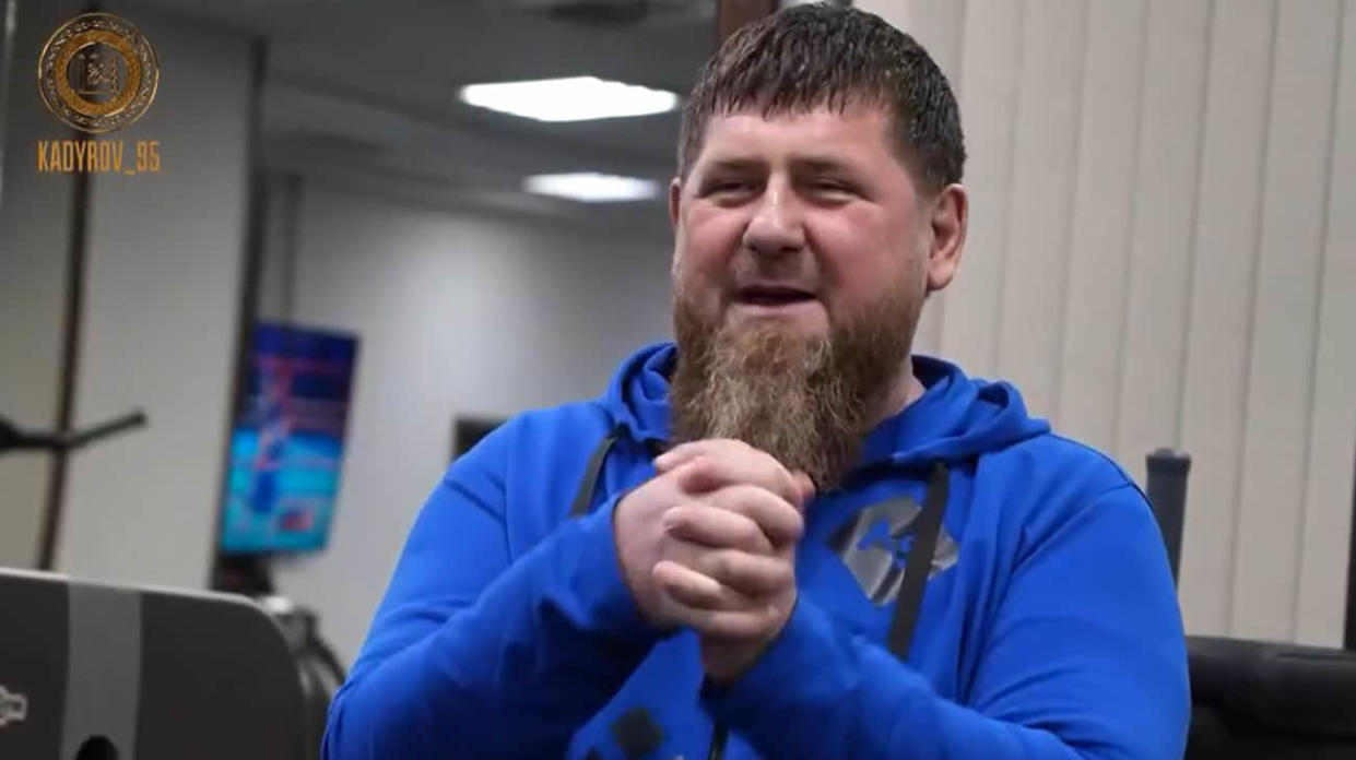 Ramzan Kadyrov. Screenshot: video by Ramzan Kadyrov