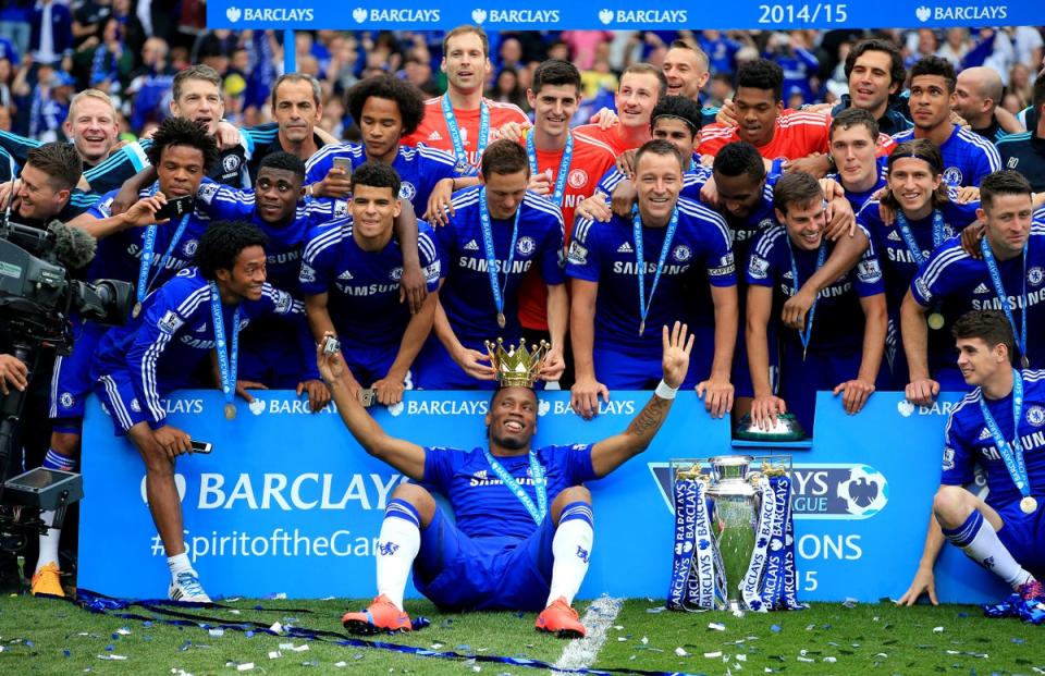 Didier Drogba won a fourth Premier League title after returning to Chelsea for a second spell in 2014 (Nick Potts/PA) (PA Archive)