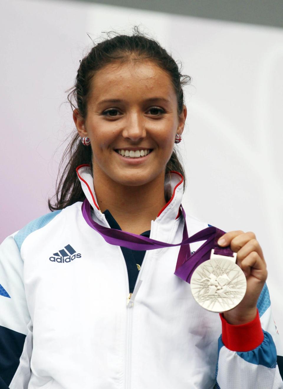Laura Robson won a silver medal with Andy Murray at the 2012 Olympics (Lewis Whyld/PA) (PA Archive)