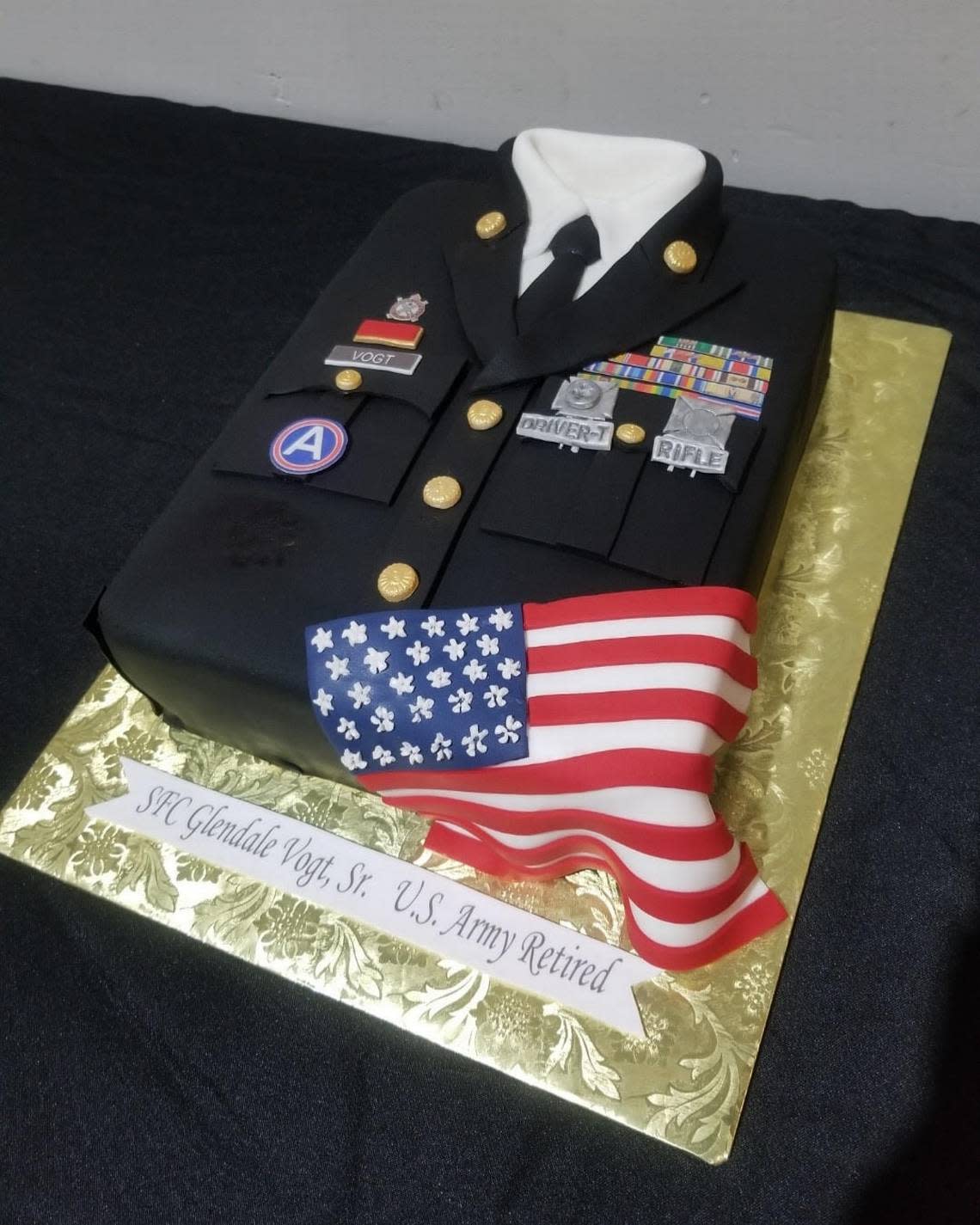A custom cake from Sweet GG’s Bakery in Five Points.