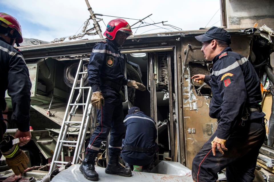 Deadly train derailment in Morocco