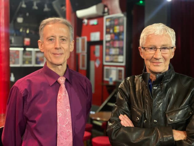 (L-R) Peter Tatchell and Paul O'Grady