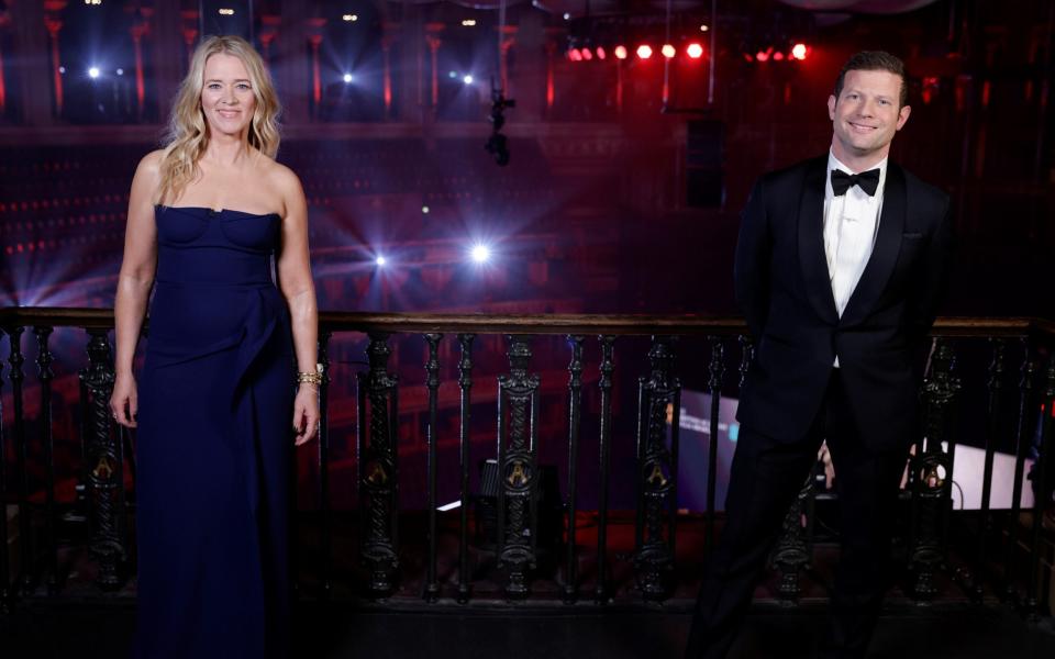 The lack of an audience didn’t feel any weirder than the absence of any tangible chemistry between hosts Edith Bowman and Dermot O’Leary - Reuters