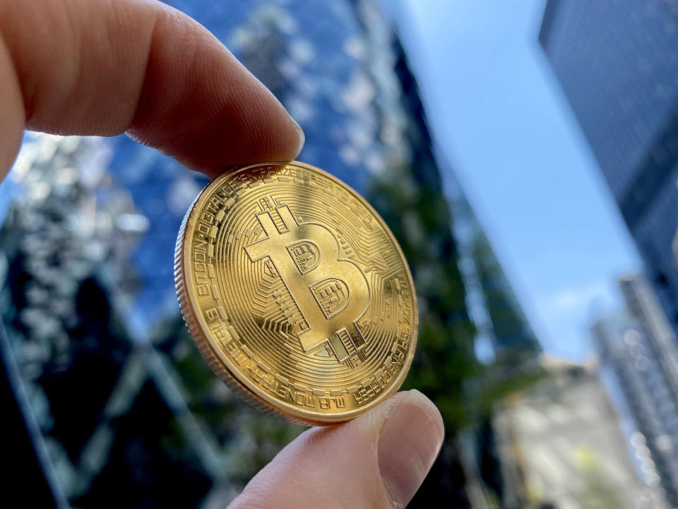 The Bank of England is focusing on making sure that risks from crypto assets are controlled in Britain's banking sector until cryptos are fully regulated under one net. Photo: Edward Smith/Getty Images