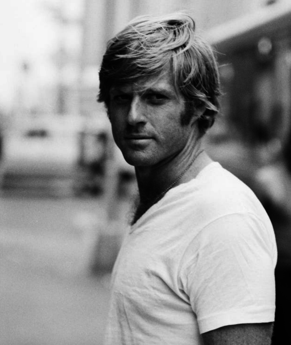 Closeup of Robert Redford