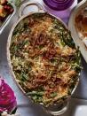 <p>We added caramelized onions and parmesan cheese to elevate this traditional Thanksgiving side dish.</p><p>Get the <a href="https://www.goodhousekeeping.com/food-recipes/a16135/green-bean-casserole-fried-shallots-recipe-clx1114/" rel="nofollow noopener" target="_blank" data-ylk="slk:Green Bean Casserole with Fried Onions recipe" class="link "><strong>Green Bean Casserole with Fried Onions recipe</strong></a>.<br></p>