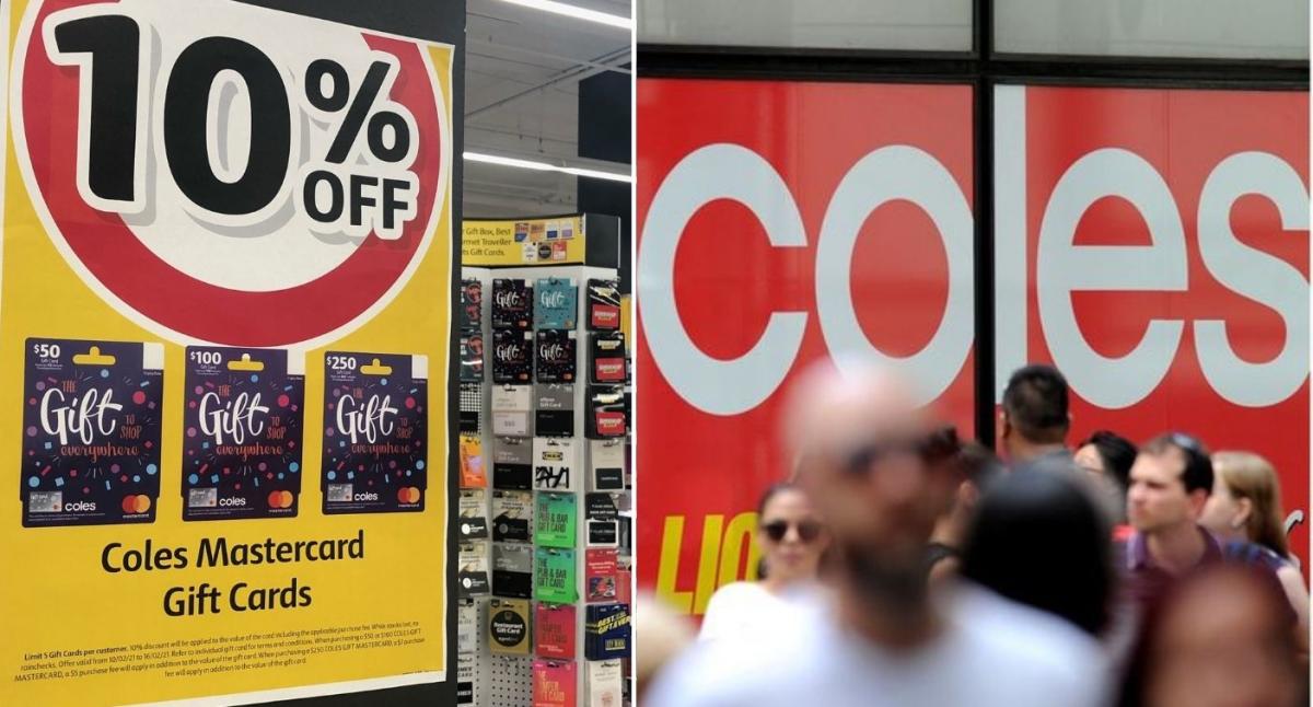 Coles launches a new 'free money' promotion on gift cards for the first  time ever