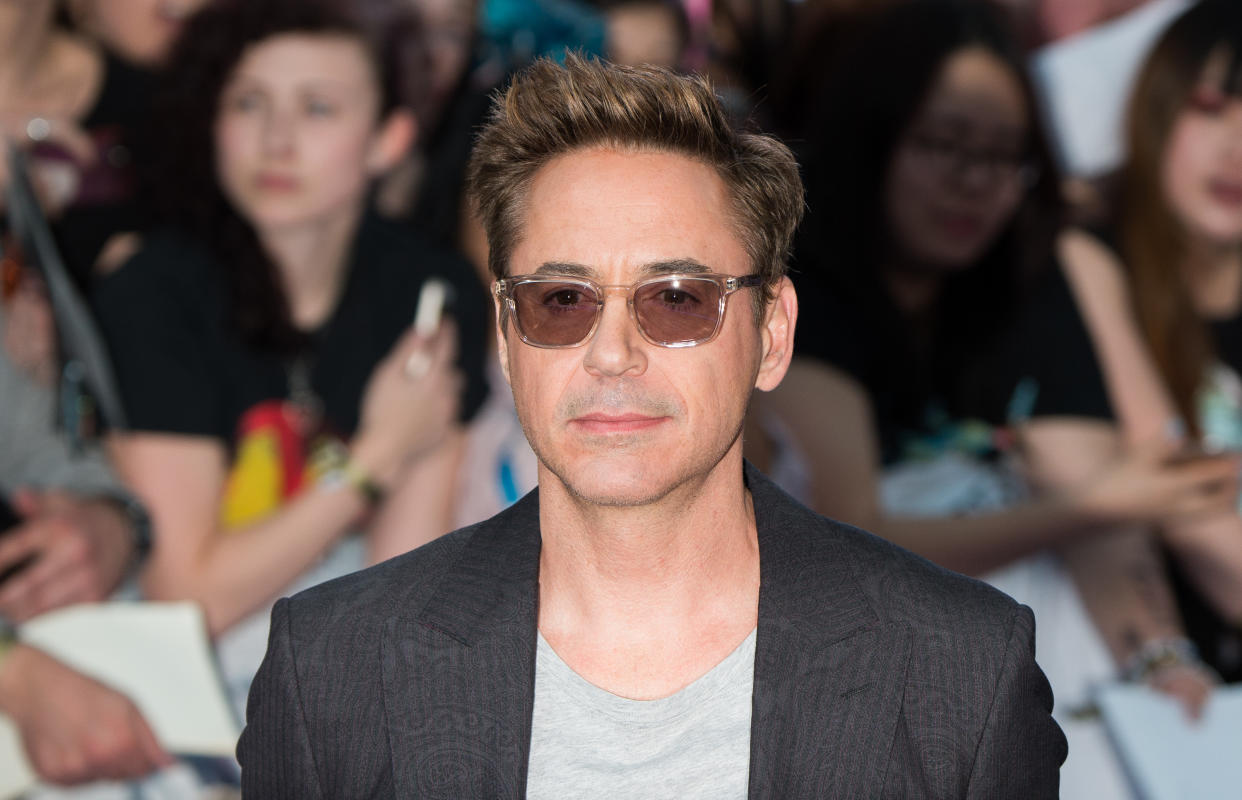 Krishnan Guru-Murthy's line of questioning didn't sit well with Robert Downey Jr.  (Photo by Samir Hussein/Getty Images)