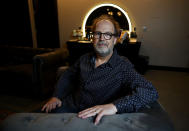 Page McConnell, keyboardist for the band Phish, poses for a photograph during an interview on Tuesday, April 16, 2024, in Las Vegas. (AP Photo/David Becker)