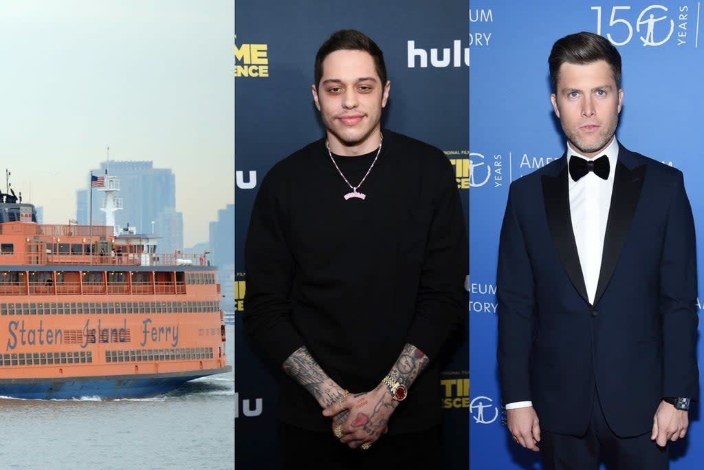 Colin Jost and Pete Davidson reportedly buy decommissioned Staten Island ferry (Getty)