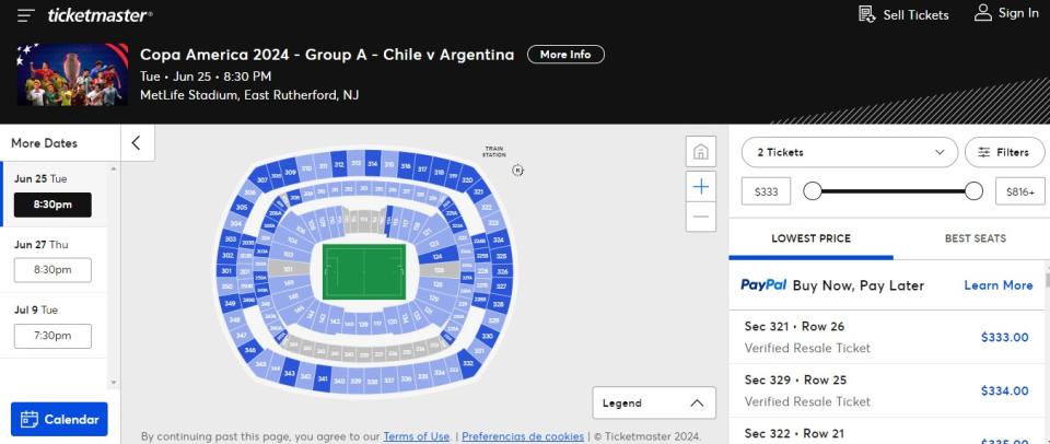 Las entradas para ver el partido Argentina-Chile