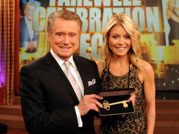 Regis Philbin with co-host Kelly Ripa in 2011. (Photo: David Russell via Getty Images)