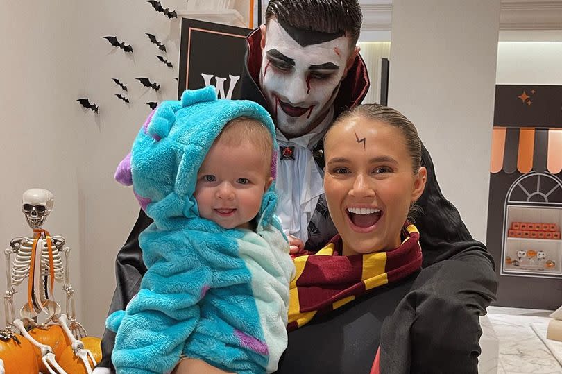 Tommy, Molly and Bambi on Halloween