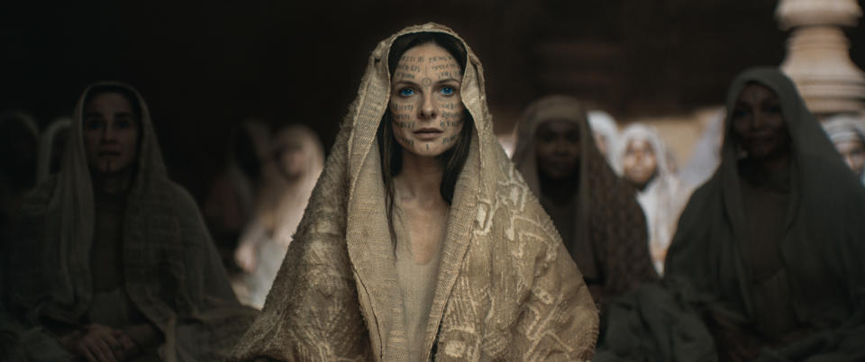 REBECCA FERGUSON as Lady Jessica in Warner Bros. Pictures and Legendary Pictures’ action adventure “DUNE: PART TWO,” a Warner Bros. Pictures release.