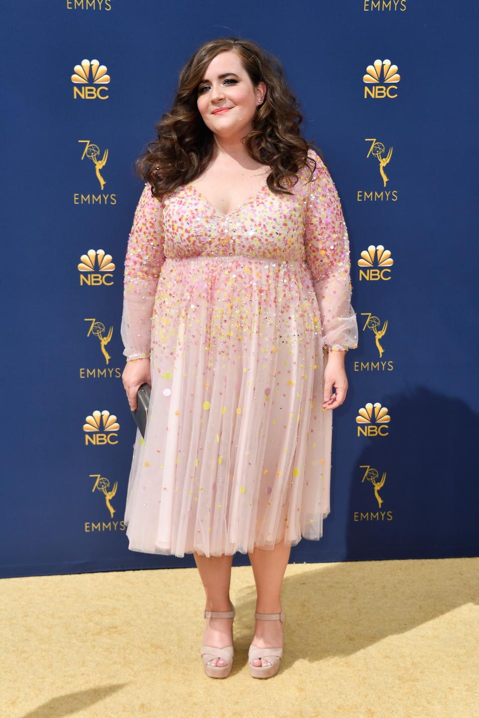 Aidy Bryant in Tanya Taylor